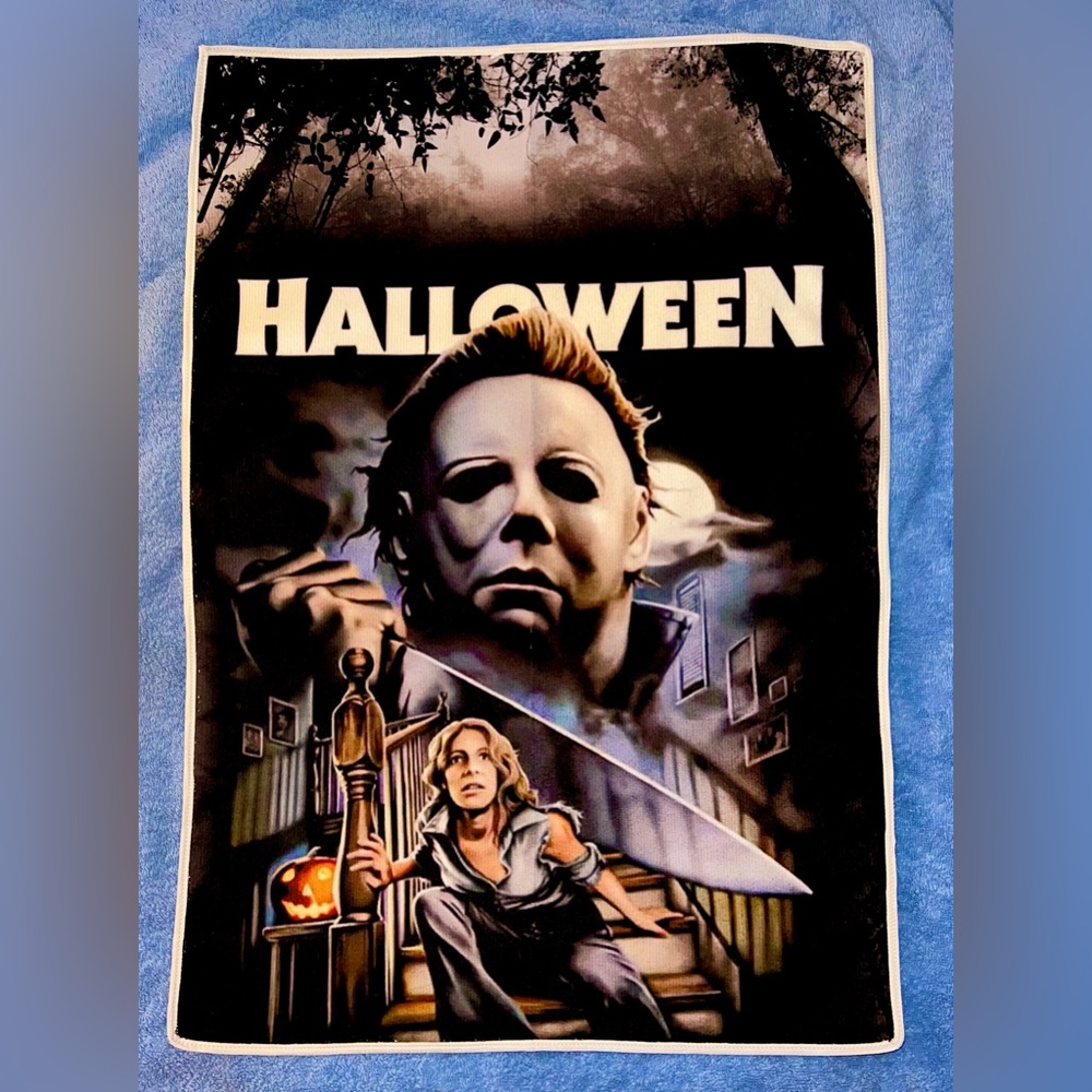 Halloween Handmade & Designed Single Sided Hand or Kitchen Towel